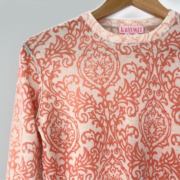 Knitwit 100% Cashmere One of a Kind Handmade Sweater NWT Women’s Size XS - Picture 2 of 10